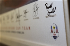 Ray Floyd's 2016 USA Ryder Cup Team Signed Giclee Gifted By PGA W/Spieth, Koepka & Fowler