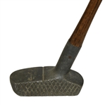 Harry C. Lee & Co. NY Rhombus Faced Schenectady Putter w/ Alighment Tool - Med. Lie Offset Mallet