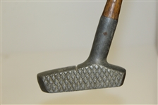 Harry C. Lee & Co. NY Rhombus Faced Schenectady Putter w/ Alighment Tool - Med. Lie Offset Mallet