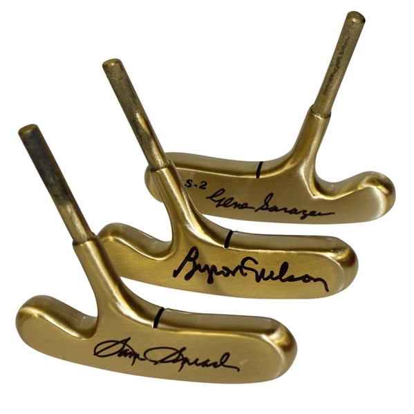 3 Individually Signed CLS-2 Classic Series Blade Style Putter Heads - Gene Sarazen, Byron Nelson & Sam Snead JSA/AOLA