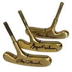 3 Individually Signed CLS-2 Classic Series Blade Style Putter Heads - Gene Sarazen, Byron Nelson & Sam Snead JSA/AOLA