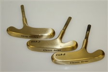 3 Individually Signed CLS-2 Classic Series Blade Style Putter Heads - Gene Sarazen, Byron Nelson & Sam Snead JSA/AOLA