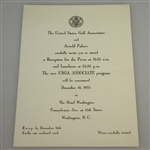 USGA Journal Vol. 1-8 (1948-1956) w/ USGA and Arnold Palmer 'Reception for the Press' Invitation