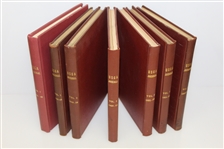 USGA Journal Vol. 1-8 (1948-1956) w/ USGA and Arnold Palmer 'Reception for the Press' Invitation