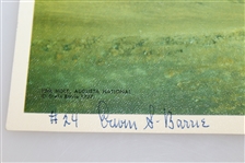 Erwin Barrie Golf Scene Prints - 5th Hold St. Andrews (USA), 14th Hole Pine Valley, 10th Hole Augusta National