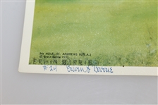 Erwin Barrie Golf Scene Prints - 5th Hold St. Andrews (USA), 14th Hole Pine Valley, 10th Hole Augusta National