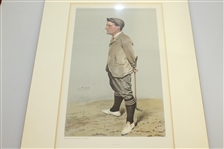 Vanity Fair Men Of The Day Cartoons of Horace Hutchinson, Horace Hilton, John Ball Jr. & Samuel Fergusson 