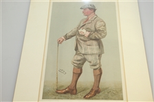 Vanity Fair Men Of The Day Cartoons of Horace Hutchinson, Horace Hilton, John Ball Jr. & Samuel Fergusson 
