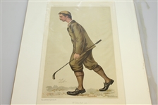 Vanity Fair Men Of The Day Cartoons of Horace Hutchinson, Horace Hilton, John Ball Jr. & Samuel Fergusson 