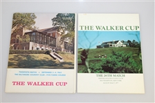 1965, 1977, 1981, 1987, 1989, & 1997 Official Walker Cup Tournament Programs 