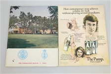 1965, 1977, 1981, 1987, 1989, & 1997 Official Walker Cup Tournament Programs 