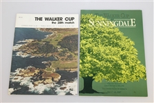 1965, 1977, 1981, 1987, 1989, & 1997 Official Walker Cup Tournament Programs 