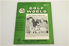 1953 Golf World Magazines w/ Ben Hogan Victory Content
