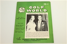 1953 Golf World Magazines w/ Ben Hogan Victory Content