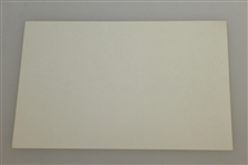 H.G. Pickard Signed Index Card JSA ALOA