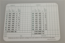 Jordan Spieth Signed  Augusta National Golf Club Scorecard - Full Signature JSA ALOA