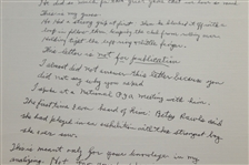 Harvey Penick Analyzing Arnold Palmer's Swing - Full Page JSA AOLA