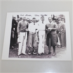 Earnie Ball Signed Photo w/ Bobby Jones JSA AOLA