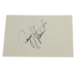 Payne Stewart Signed 4x6 Card JSA ALOA