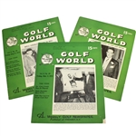 1953 Golf World Magazines w/ Ben Hogan Victory Content