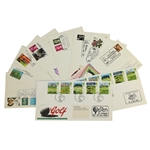 British Open Stamped & Cancelled Caches - 1982-1995