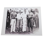 Errie Ball Signed Photo w/ Bobby Jones JSA ALOA