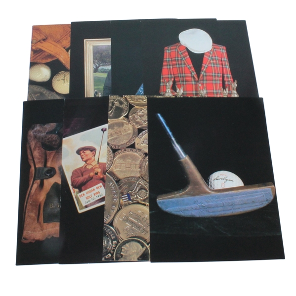 Eight Ben Hogan Room Postcards from USGA Museum