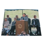 1999 Jack Nicklaus 8x10 Photo at Memorial Tournament - Sent to Sharon Rae from Tournament Director