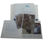 Paul Milosevich Signed Letters and Photos to Ben Hogan JSA ALOA