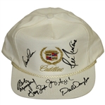 Arnold Palmer, Lee Trevino & Others Signed Classic Cadillac Golf Hat JSA ALOA