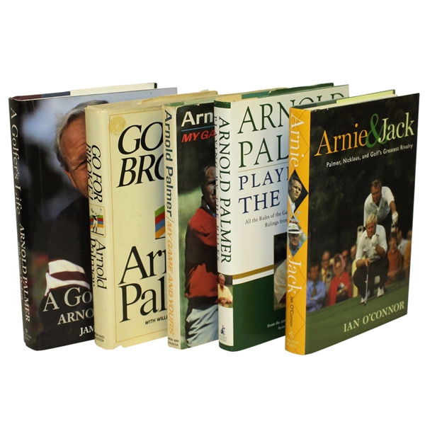5 Arnold Palmer Hardcover Books