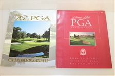 Nine PGA Championship Programs - 1977, 78, 83 , 92, 93, 94, 96, 01, 02