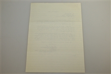 Tom Watson Signed Early 1990's Hand Written Letter JSA AOLA