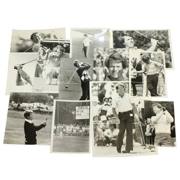 12 Various Sized Tom Watson Images Including Masters & The US Open