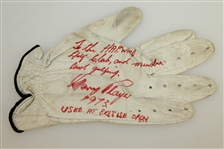Gary Player Match Used At 1973 British Open Glove w/ Letter Of Provenance