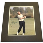 Jack Nicklaus Signed & Matted Photo JSA ALOA