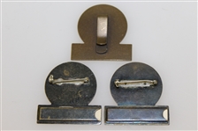 1970, 1971, & 2000 USGA Amateur Public Links Contestant Badges