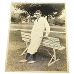 Frank Walsh Original Hardwood Appleton Photo Signed Photo To Henry Cotton JSA AOLA
