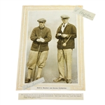 Aubrey Boomer & Archie Compston  Signed Cuts On Photo JSA AOLA