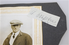 Aubrey Boomer & Archie Compston  Signed Cuts On Photo JSA AOLA
