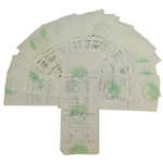 Twenty Ben Hogan Signed Shady Oaks Country Club Member Checks/Receipts JSA AOLA
