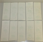 Twenty Ben Hogan Signed Shady Oaks Country Club Member Checks/Receipts JSA AOLA