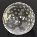 Tiffany & Co Luxury Leaded Crystal Art Glass Golf Ball Paperweight