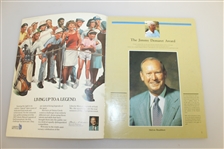 Multi-Signed Onion Creek Club 1987 Legends Of Golf Program/Pairing Guide - Snead, Goalby, Bolt, Harbert & Others JSA AOLA