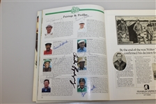 Multi-Signed Onion Creek Club 1987 Legends Of Golf Program/Pairing Guide - Snead, Goalby, Bolt, Harbert & Others JSA AOLA