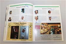 Multi-Signed Onion Creek Club 1987 Legends Of Golf Program/Pairing Guide - Snead, Goalby, Bolt, Harbert & Others JSA AOLA