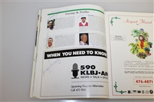 Multi-Signed Onion Creek Club 1987 Legends Of Golf Program/Pairing Guide - Snead, Goalby, Bolt, Harbert & Others JSA AOLA