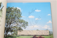 Multi-Signed Onion Creek Club 1987 Legends Of Golf Program/Pairing Guide - Snead, Goalby, Bolt, Harbert & Others JSA AOLA