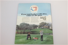 Multi-Signed Onion Creek Club 1987 Legends Of Golf Program/Pairing Guide - Snead, Goalby, Bolt, Harbert & Others JSA AOLA