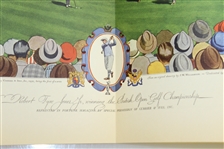 1930 Fortune Magazine w/ Bobby Jones Wins British Open At St. Andrews Currier & Ives Print